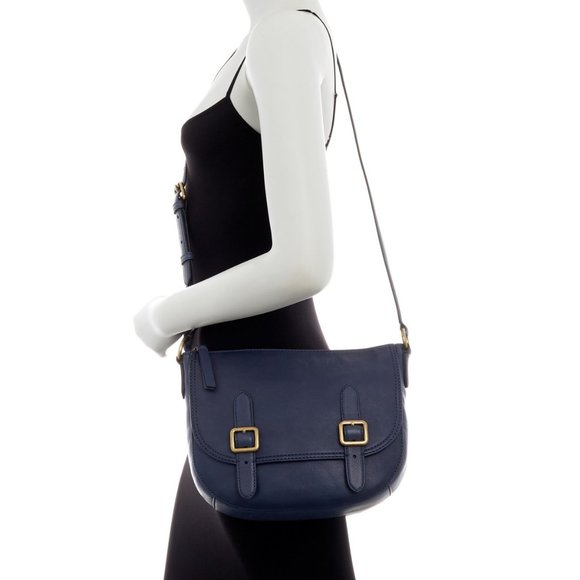 Frye navy blue Lily leather crossbody bag - Picture 3 of 6
